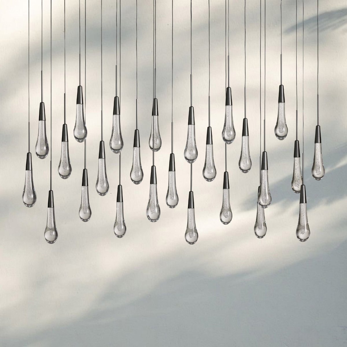 Solitaire Linear Chandelier 37"50"70"87"87"120" - Auralume